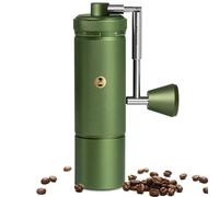 Moulin à café manuel S3 TIMEMORE, Réglage externe, Manche pliable, Corps tout en métal intégré amélioré, Espresso Moka Pour Over Café Français, Vert