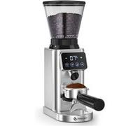 Moulin A Café, Moulin à Café à Fraise Conique en Inox, 24 Réglages Précis, 2 à 12 Pour, Support Amovible, La Faible Vitesse de Broyage de 450 tr/min