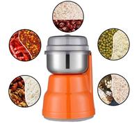 Moulin à café - ULISEM - Broyeur à grains - Prise britannique - Orange - Utilisation domestique