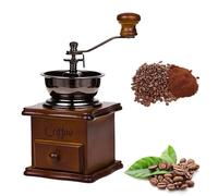 Moulin à Café Vintage Manuel en Bois, Classique Rétro, Réglage Grossier, Cadeau Pour Les Amateurs De Café