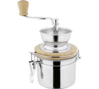 Moulin à café Weis avec broyeur céramique acier inoxydable/bois, acier inoxydable