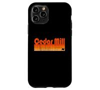 Moulin à cèdre, style rétro des années 80 de l'Oregon Coque pour iPhone 11 Pro