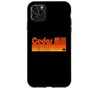 Moulin à cèdre, style rétro des années 80 de l'Oregon Coque pour iPhone 11 Pro Max