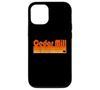 Moulin à cèdre, style rétro des années 80 de l'Oregon Coque pour iPhone 12/12 Pro