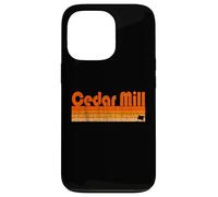 Moulin à cèdre, style rétro des années 80 de l'Oregon Coque pour iPhone 13 Pro