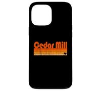 Moulin à cèdre, style rétro des années 80 de l'Oregon Coque pour iPhone 13 Pro Max