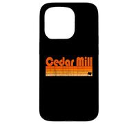 Moulin à cèdre, style rétro des années 80 de l'Oregon Coque pour iPhone 15 Pro