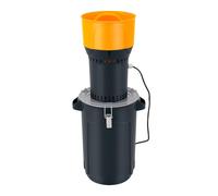 Moulin à céréales électrique 1000 W avec seau de 25 l, 9000 tr/min, moulin à grains avec 5 tamis (2-8 mm), moulin à croûte pour maïs, blé, riz, avoine, fabrication d'aliments