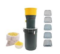 Moulin à Céréales Électrique 1000W, Moulin à Grains avec 5 Tamis, Moulin à Maïs Blé Riz Soja, Réservoir 25L, Poignée de Transport, Pour Usage Maison et Agricole Professionnel, Broyeur pour Céréales