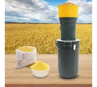 Moulin à Céréales Électrique 25 L - 1000 W - Pour Maïs, Blé, Riz avec 5 Tailles de Tamis + 1 Clé