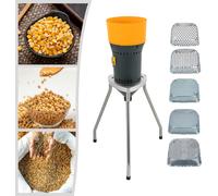 moulin à céréales électrique 25L avec 5 tamis de broyage (2mm,3mm,4mm,6mm,8mm) Moulin à maïs 1000W