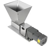 Moulin à céréales électrique, grande capacité, rouleaux réglables, argenté