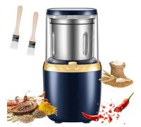 Moulin à céréales électrique, poudre de farine en acier inoxydable, broyeur à herbes et épices à haute vitesse 200 W, broyage d'aliments secs et de café pour noix, céréales, maïs, sésame