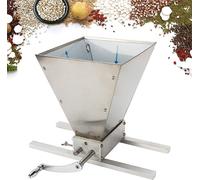 Moulin à céréales en acier inoxydable moulin à malt moulin à grains manuel réglable en acier inoxydable moulin à café pour le brassage de l'orge, du blé, du malt, du riz, du raisin, des noix