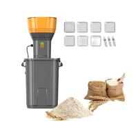 Moulin à céréales inoxydable 30L/45L - Broyeur électrique 1300W, réglage de finesse, 7 filtres, usage ferme, maison, cuisine(30L)