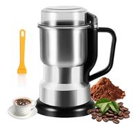Moulin à Céréales Multifonctionnel 300W Moulin à Café Électrique en Acier Inoxydable, Moulin a Cafe Electrique Moulin à grains Broyeur Domestique Capacité Max 500g, Pour Café, Noix