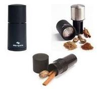 Moulin a epices 2 en 1 soft touch et inox - microplane G