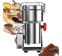 Moulin à épices, Broyeur Commercial En Acier Inoxydable Avec Protection Contre Les Surcharges Et Minuterie, Balançoire à 270 °, Moulin à épices Automatique Pour Graines De Maïs, Farine De Céréa 2500g