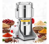 Moulin à épices Électrique 800g, Moulin à Grains 3500W, Arrêt à L'ouverture | Moulin à Céréales Électrique avec Minuterie Réglable, Lame en Acier, Protection Surcharge, Broye tout Grain Sec