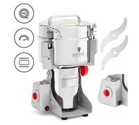 Moulin à épices électrique professionnel 2000 g 21 x 9,5 cm 3400 watts acier inoxydable 14_0009427