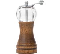 Moulin à épices, moulin sel et poivre, Shaker manuel, broyeur d'herbes, Rotor en céramique réglable, outils de cuisine Moulin à poivre manuel(Retro Color)