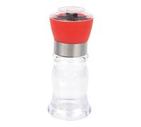 Moulin à épices, moulin sel et poivre, shaker manuel, broyeur d'herbes, Rotor en céramique réglable, outils de cuisine Moulin à poivre manuel(Red)