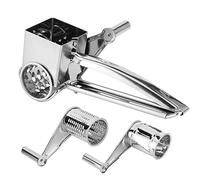 Moulin à fromage rotatif multifonction en acier inoxydable Râpe à trancher Ustensiles de cuisine à manivelle