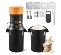 VEVOR Moulin à Grain Électrique Capacité 25 L, Broyeur à Épices 600 W Haute Puissance, pour Moudre Rapidement Grains Secs Céréales Café Maïs Poivre, Moulin à Farine avec Lames Galvanisées Tranchantes