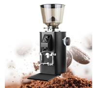 Moulin à grains de café expresso - Moulin à bavure plat commercial avec 9 réglages précis et deux modes de dosage pour une infusion optimale