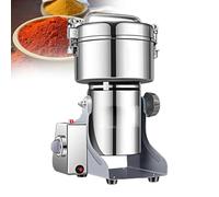 Moulin à Grains De Type Pivotant, Moulin à Grains éLectrique En Acier Inoxydable, Broyeur à Grains à Grande Vitesse, Machine à Poudre Pour Blé Sec, Avoine, MaïS, Poivre Et Grains De Café,800g