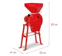 Moulin à grains - EBERTH - 1100 watts - 240 kg/h - Électrique - Socle stable