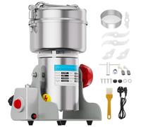 Moulin à Grains Électrique 1000g, Broyeur à Grains 3000 W à Haute Vitesse, Machine à Poudre Commerciale avec Protection Contre les Surcharges Pour Céréales Sèches, Riz, Grains de Maïs