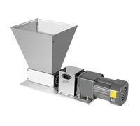 Moulin à grains électrique 4 L, 75 W, broyeur à malt aplatisseur d’avoine | En acier inoxydable, avec une plage réglage 0 à 2,5 mm, disques broyage tournant à 75 tr/min, adapté au blé, au riz