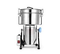 Moulin à Grains électrique 4500G, broyeur Multi-broyeur 30-300 Mailles pour broyer Les Grains de café aux épices en Pierre avec minuterie 0-5 Minutes 4500W