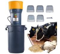 Moulin à grains électrique avec puissance de 1300 W et 5 modes de filtre pour blé, maïs, céréales - Idéal pour une utilisation agricole et le traitement des aliments secs