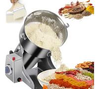 Moulin à grains électrique commercial 800G, broyeur de maïs en acier inoxydable 3000w, moulin à grains avec conception pivotante à 180 ° et minuterie de 5 minutes, moulins à poudre d'épices pour épice