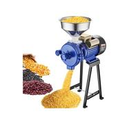 VEVOR Moulin à Grains Électrique, Broyeur à Épices Commercial 3000 W, Moulin à Farine de Blé à Sec, Réglable en Épaisseur, avec Entonnoir, pour Moudre Rapidement Céréales Épices Herbes Poivres Maïs