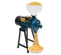 Moulin à Grains éLectrique Moulin à Grains Avec Entonnoir Pour La Mouture Du MaïS Riz Blé Grains De Café Pour Les Usines De Traitement Des Grains UniversitéS Instituts De Recherche (Bleu)