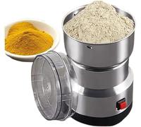 Moulin à grains électrique, petit broyeur, 300 ml, moteur professionnel, en acier inoxydable, broyeur à épices haute vitesse, for riz, herbes, maïs, noix, sésame