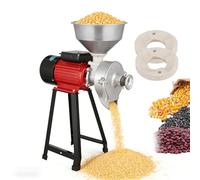 Moulin à Grains Électrique Sec et Humide 3000W - Broyeur pour Lait de Soja, Tofu et Farine Maison - Machine à Broyer les Céréales avec Meule pour Pâte de Riz et Maïs Doux