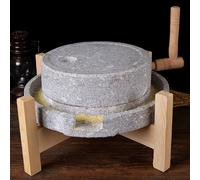 Moulin À Grains En Pierre Pour La Farine, Manuel Broyeur À Herbes Machine À Broyer La Poudre, Outil De Broyage, Pour Le Café, La Farine, Pâtisserie, Poivre, Sel, Noix(25x35cm/9.8x13.8in)