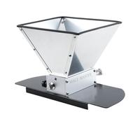 Moulin à grains for la maison, broyeur malt for orge, blé, céréales - Trémie de 3,4 kg, 2 rouleaux en acier inoxydable avec base métal pour le maïs, les herbes aromatiques, le blé