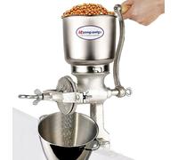 Moulin à grains manuel Moulin à grains réglable Maïs Blé Céréales Café Noix Moulin Concasseur Installation de bureau Fonte avec Bolt Knob Moulin à café manuel