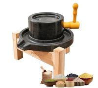 Moulin À Grains Manuel Pour Farine,Machine À Broyer La Poudre,Outil De Broyage De Céréales,Moulins Secs/humides,Pour Café,Farine,Fèves,Orge,Épices(22cm/8.7in)