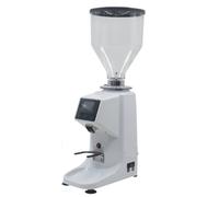 moulin à grains, Moulin à café électrique 200 W expresso pierre aiguiser plate panneau tactile Machine grains 750 g(blanc)