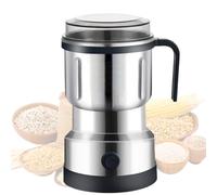 Moulin À Grains, Multifonctionnel, Moulin À Café Électrique, En Acier Inoxydable, Broyage Rapide, 500ml Broyeur À Grain Avec Couvercle Pour Ingrédients Secs, Épices, Herbes