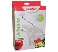 Metaltex – Moulin à julienne – 3 grilles – Inox