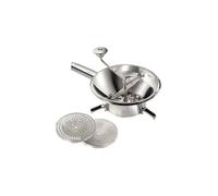 Moulin à légumes 3 grilles 24 cm en inox - - Argent - Inox