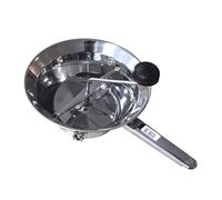 Fackelmann 2764250 Moulin à légumes inox, Acier Inoxydable, Gris, 24 cm