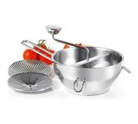Kitchen Chef – Moulin à légumes KC.MOUL-21.3 inox 3 grilles diam. 247 mm 13,8 cm